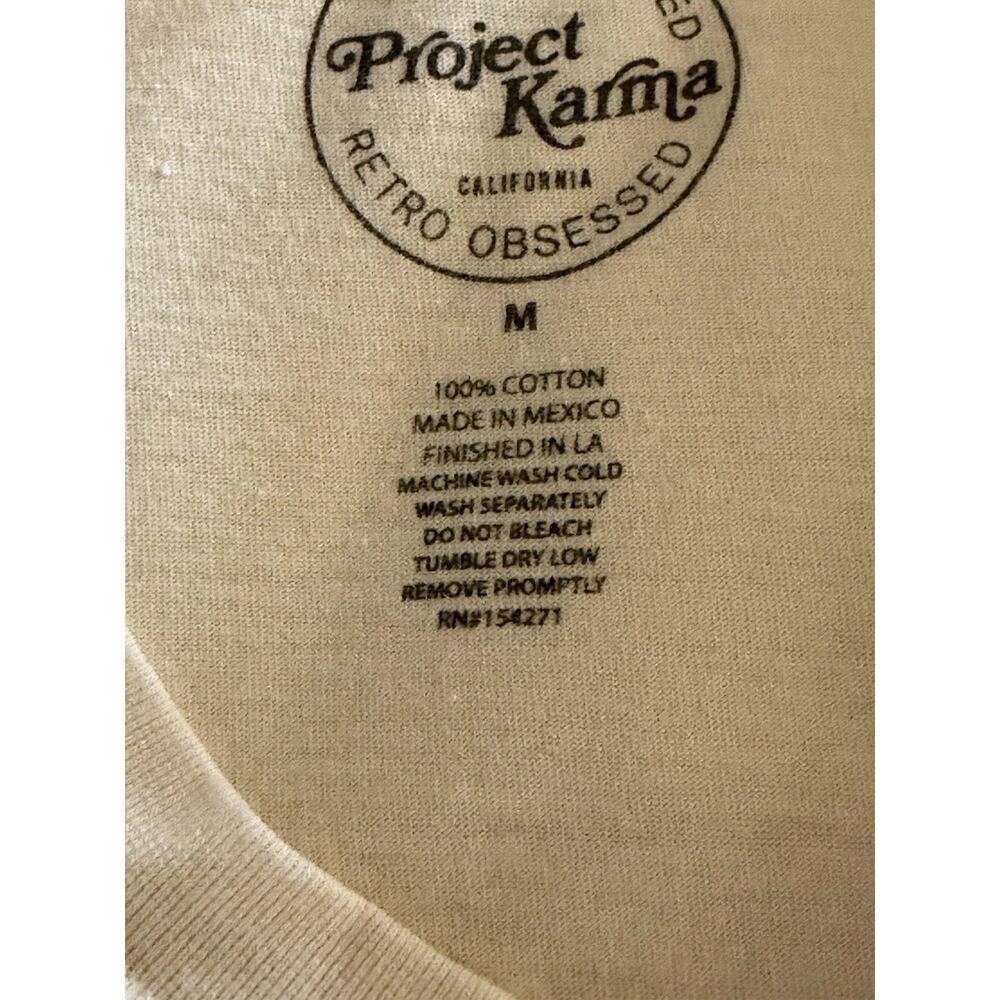Recycled Karma Wildflower Child Daisy Graphic Tee Cream Small NWT - Picture 7 of 8